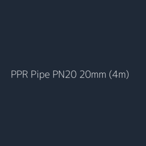 PPR Pipe PN20 20mm (4m)